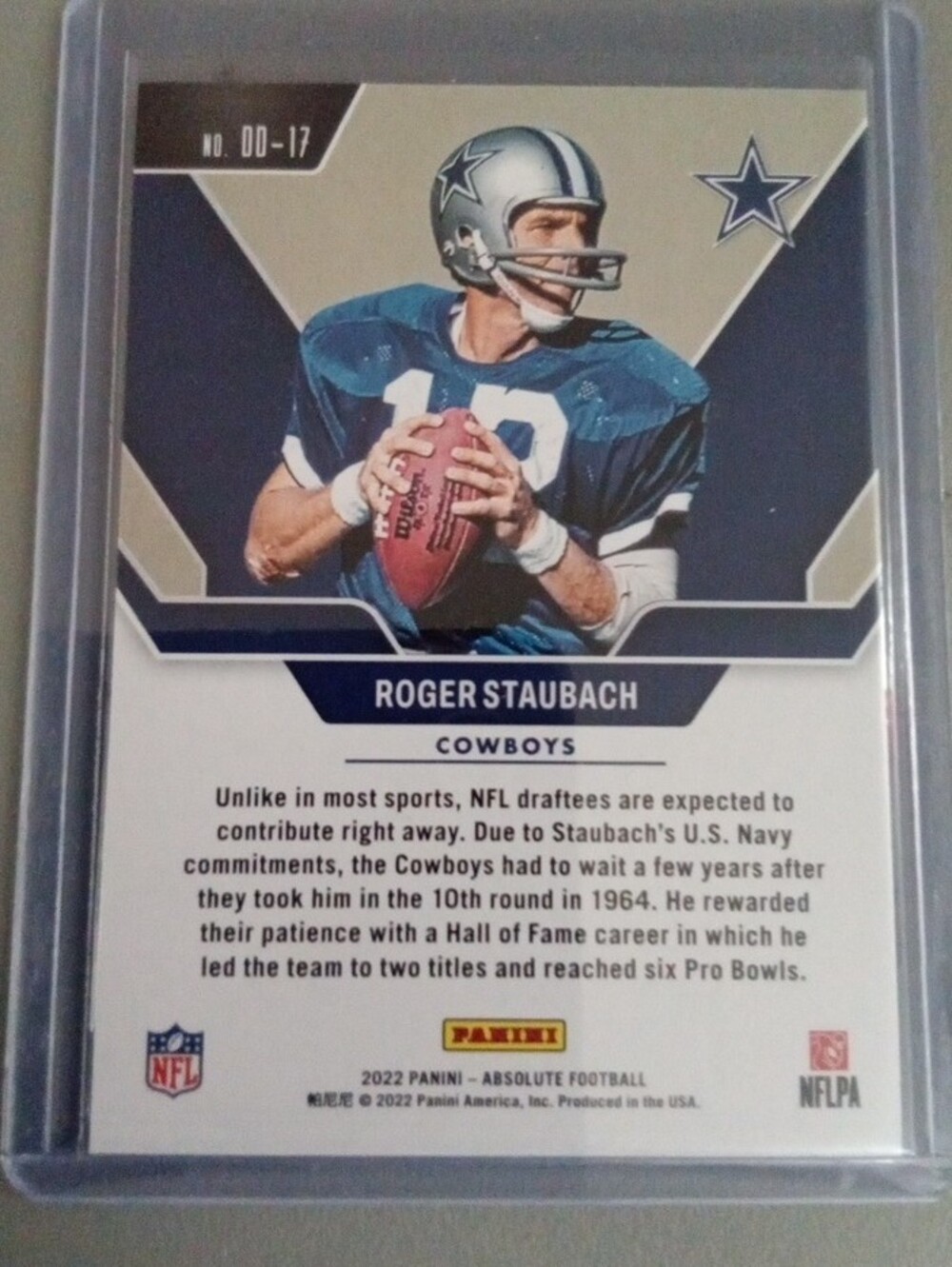Panini Roger Staubach Football Trading Card Lot. - Picture 10 of 16